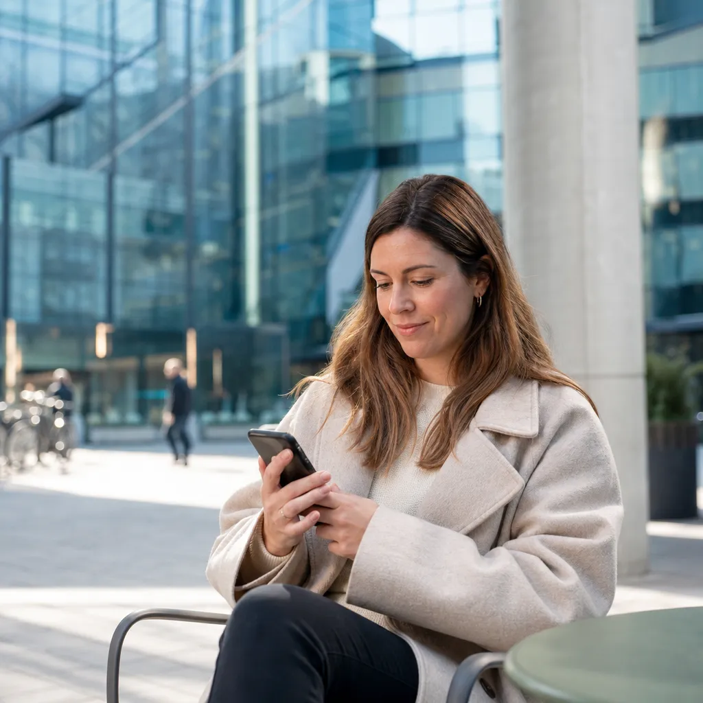Tre mobilt internet med 5G i stad och Zyxel NR5111-router för mobilt bredband